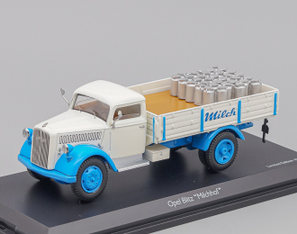 OPEL Blitz S 3t Milchhof (1950), white / blue