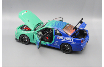 NISSAN Skyline GT-R, зелёный, 26 см.