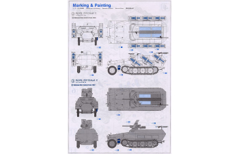 Сборная модель германская тяжелая самоходная реактивная система залпового огня Wurfrahmen 40 на базе Sd Kfz 251/2 Ausf.C
