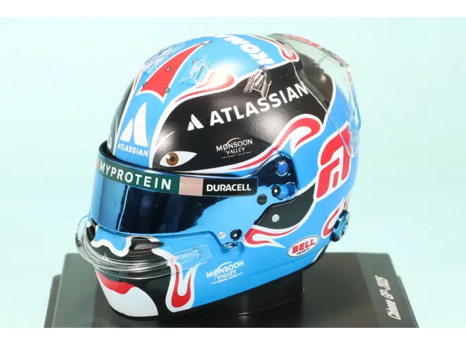 MINI HELMET Alex Albon Williams Racing #23 7th China GP Formula 1 (2025)