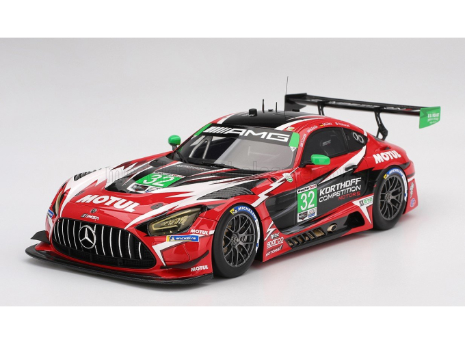MERCEDES-BENZ Amg Gt3 6.2l V8 Team Korthoff Motorsports №32 Imsa 24h Daytona (2025) Seth Lucas - Kenton Koch - Maximilian Goetz - Daniel Morad, Red Black White