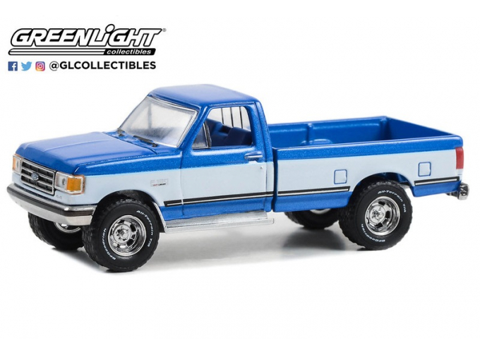 FORD F-150 XLT Lariat 1988 Blue/White