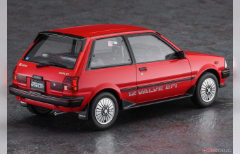 Сборная модель Toyota Starlet EP71 Si-Limited (3 Door) Middle Version "Red Color"