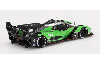 LAMBORGHINI Sc63 3.8l V8 Turbo Team Lamborghini Iron Lynx №63 12h Sebring (2024) Matteo Cairoli - Andrea Caldarelli - Romain Grosjean, Green White Black