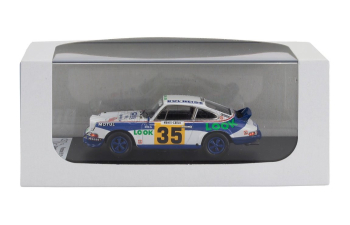 PORSCHE 911 Carrera Rs Coupe (night Version) №35 Rally Montecarlo (1978) Christian Gardavot - Georges Otto, White Blue
