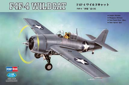 Сборная модель Американский палубный истребитель-бомбардировщик F4F-4 Wildcat