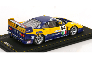 FERRARI F40 Gte 3.5l Turbo V8 Team Ennea Srl Igol N44 24h Le Mans (1996) L.Della Noce - A.Olofsson - C.Rosenblad, Yellow Blue