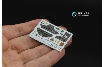 3D Декаль интерьера кабины Hs 123A-1 late/Hs 123B (ICM)