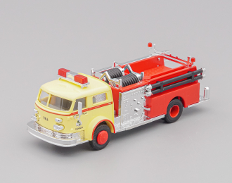 AMERICAN LaFrance 900 Closed-Cab Pumper "Fire Department Niagara Falls", paleyellow / red / chrome