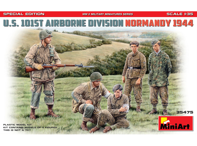 Сборная модель Crew Military Airbone Division Normandy 1944