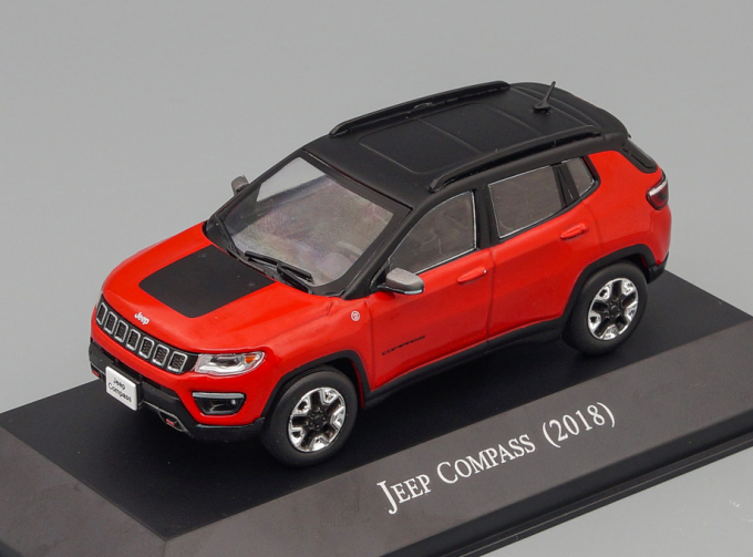 JEEP Compass 2018, red / black