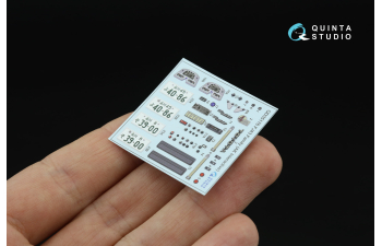 3D Декаль интерьера кабины Toyota FJ43 Land Cruiser series (AK Interactive) (с 3D-печатными деталями)