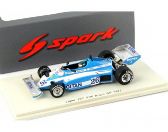 LIGIER JS7 26 Brazil GP 1977, blue