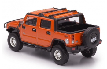 Набор из 3-х моделей: HUMMER H2 черный, оранжевый и SUT оранжевый