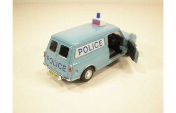 MINI Panel Van POLICE, Classic cars 1:43, белый с голубым