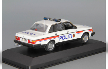 VOLVO 240 GL Politi Norway (1986), white