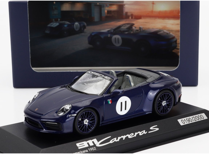 PORSCHE 911 (992) Carrera S (2023), gentian blue