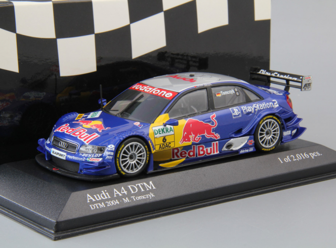 AUDI A4 DTM Audi Sport Team Abt M. Tomczyk #6 (2004), blue