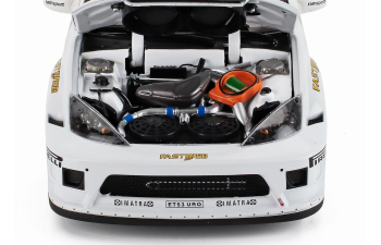 FORD ENGLAND Focus Rs Wrc №46 Winner Rally Monza (2006) Valentino Rossi - Carlo Cassina, White Yellow