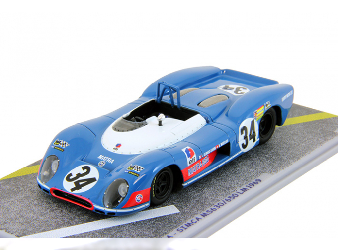 MATRA-SIMCA MS630/650 LM #34 (1969), blue