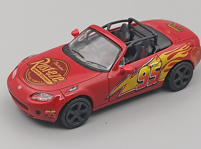 MAZDA MX-5 Race Car NC (2005) "Rust-Eze" #95, red