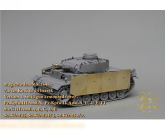 7,5-см ствол KwK L/24 для Pz.Kpfw.III Ausf.N, Pz.Kpfw.IV Ausf. A, C, D, E, F1, StuG III Ausf. A, B, C, D, E Sd.Kfz.233, Sd.Kfz.234/3, Sd.Kfz. 25