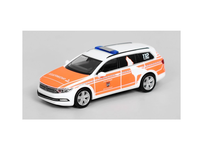 Volkswagen Passat Feuerwehr Wolfsburg, white / orange