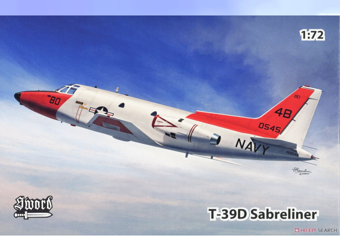 Сборная модель T-39D Sabreliner