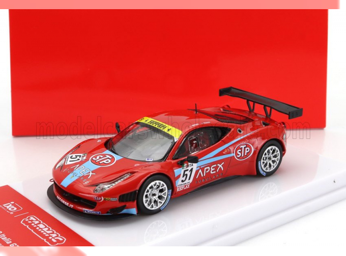 FERRARI 458 Italia Gt3 Momo №51 Fia Gt3 Europe Season (2021) Alessandro Pierguidi - Come Ledogar - Nicklas Nielsen, Red