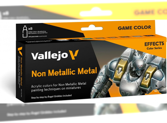 Набор акриловых красок Game Color Неметаллический металл / Non Metallic Metal