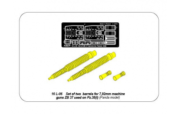 Set of two barrels ZB 37 for Panzer 38(t)