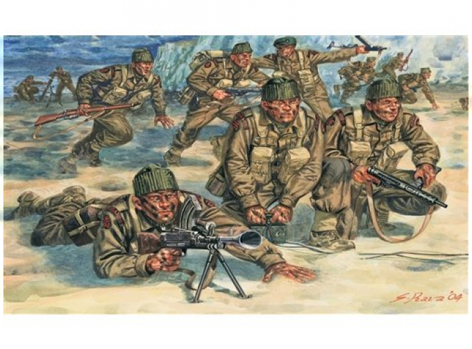 Сборная модель Солдаты WWII - BRITISH COMMANDOS