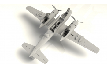 Сборная модель A-26B-15 Invader Американский бомбардировщик 2 МВ