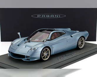 PAGANI Huayra Codalunga (2022) - Con Vetrina - With Showcase, Azzurro Sardegna - Matt Light Blue