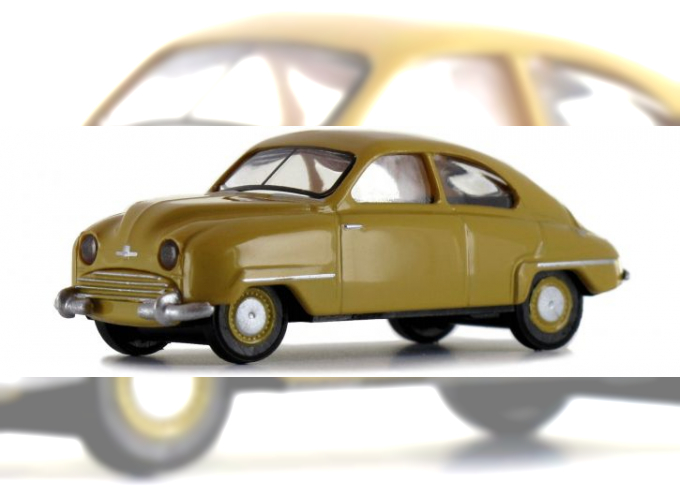 SAAB 92 (1950), желтый