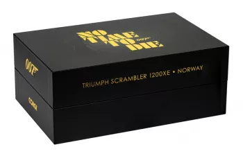 TRIUMPH Scrambler 1200XE (2019), black/brown