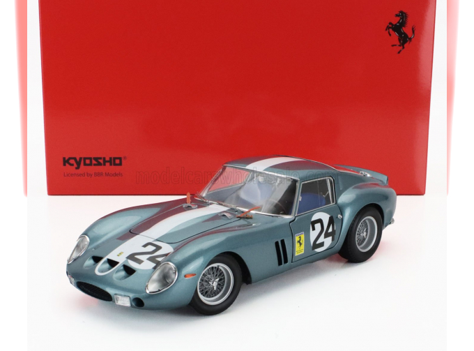 FERRARI 250 Gto Coupe №24 12h Sebring 1962 Philip Hill - Olivier Gendebien, Blue