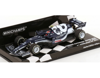 ALPHA TAURI F1 At02 Honda Ra620h Team Alpha Tauri №10 3rd Azerbaijan Gp (2021) Pierre Gasly, White Blue