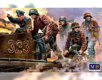 Сборная модель Фигуры, Немецкие военнослужащие, 1944-1945. Пулемет там!