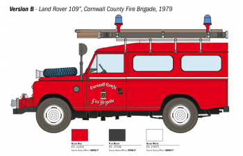 Сборная модель Land Rover Iii Series 109 Hampshire Service Fire Engine (1961)