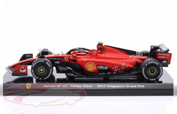 FERRARI SF-23 #55 Winner Singapore GP Formula 1 Carlos Sainz (2023)