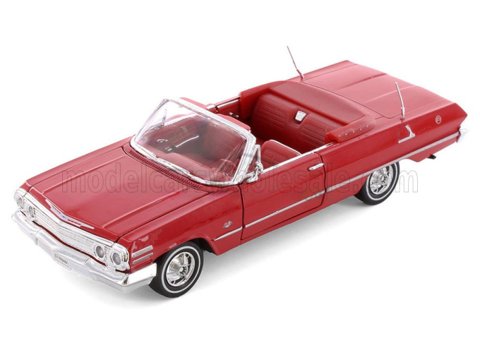 CHEVROLET Impala Cabriolet Open (1963), red
