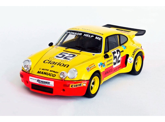 PORSCHE 911 CARRERA RSR TEAM ECURIE DU NORD №52 24h Le Mans (1975) William Vollery - Roger Dorchy - Eric Chapuis