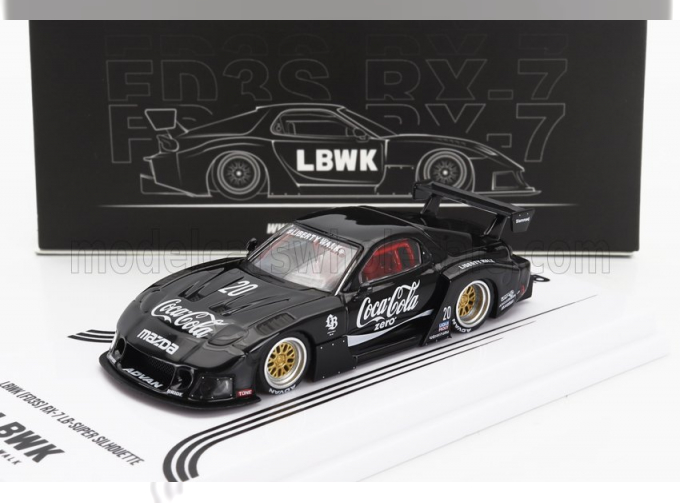 MAZDA Rx-7 (fd3s) Lb Works Super Silhouette №20 Racing Coca-cola Racing (2006), Black