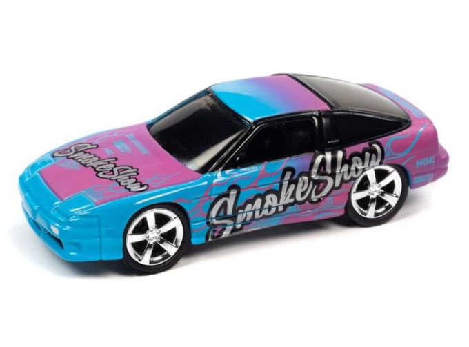 NISSAN 240SX (1990), blue/violet
