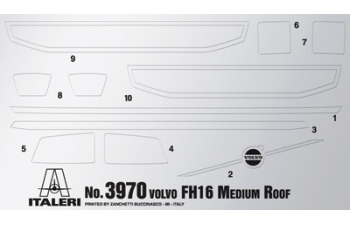 Сборная модель VOLVO Fh16 750 Tractor Truck 2-assi 2021