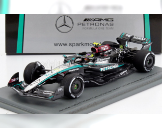 MERCEDES-BENZ GP F1 W15 Eq Performance Team Amg Petronas Motorsport №44 2nd Las Vegas Usa Gp (2024) Lewis Hamilton, Black Silver Green