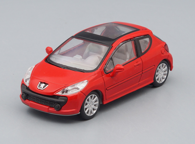 PEUGEOT 207, red