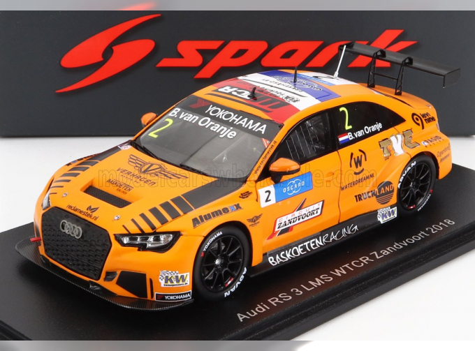 AUDI A3 Rs3 Lms N2 Wtcr Zandvoort (2018) Prince Bernhard Van Oranje, Orange