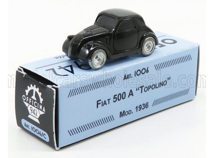 FIAT 500a Topolino (1936), Black